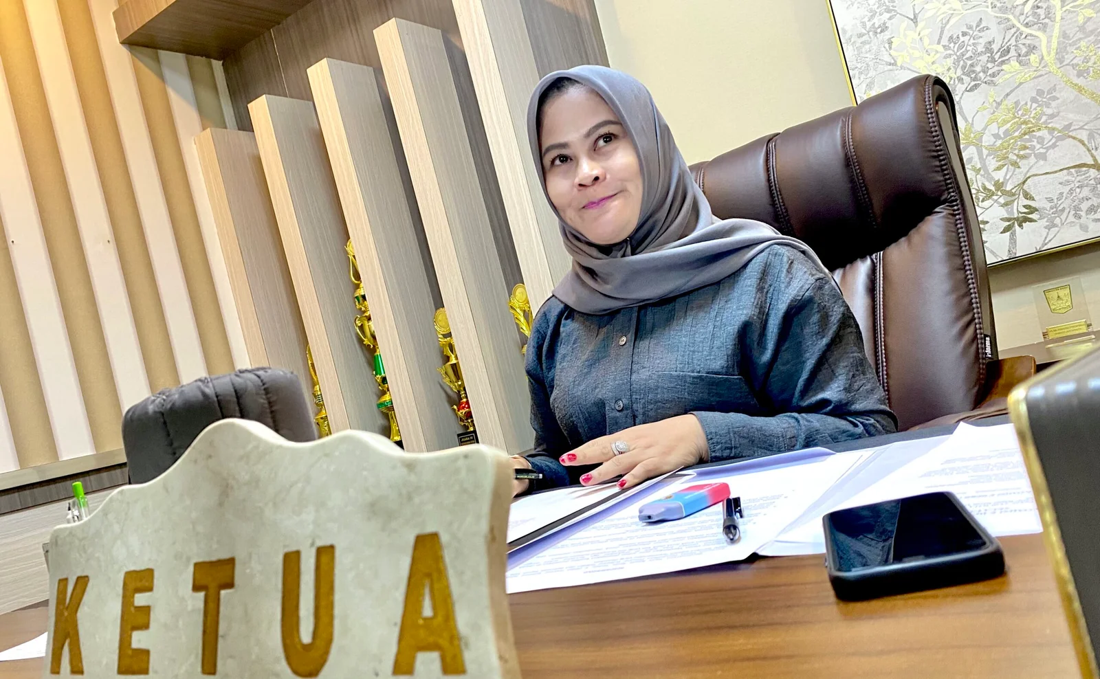 Ketua Komisi E DPRD Suslel Andi Tenri Indah.